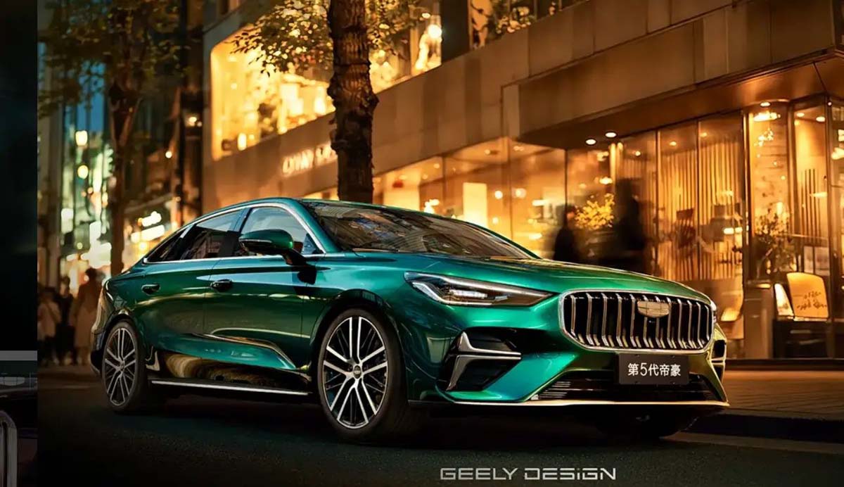 Geely Emgrand 大改款官方图:搭载 X50 同款引擎、车身尺码接近 Camry!