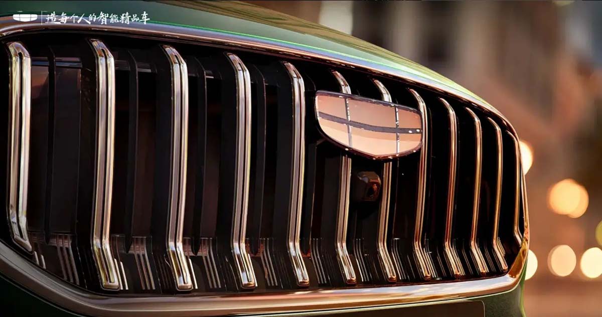 Geely Emgrand 大改款官方图:搭载 X50 同款引擎、车身尺码接近 Camry!