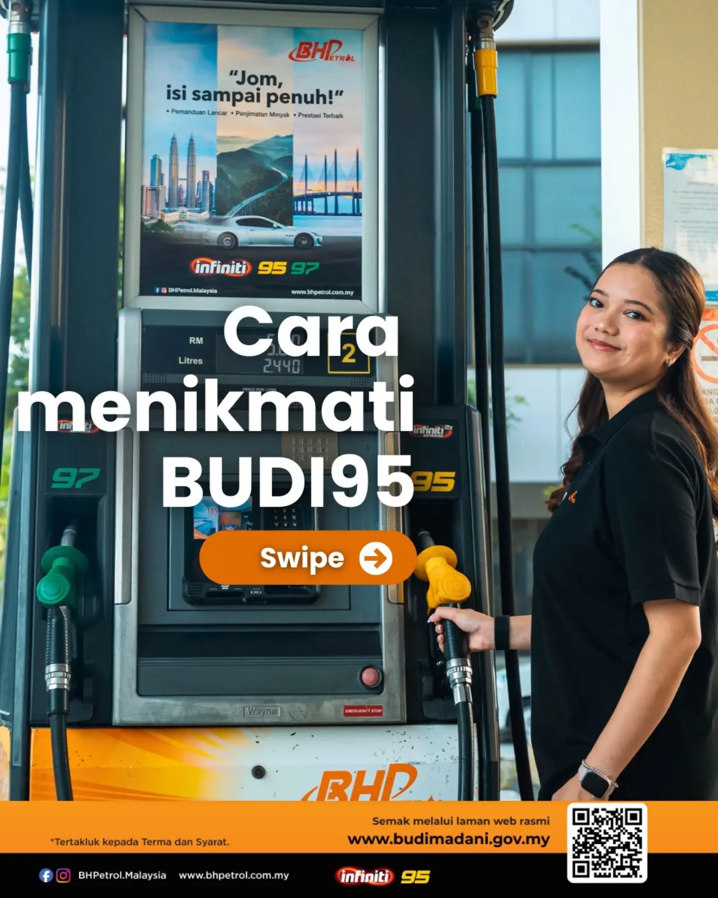 在 BHPetrol 享受 BUDI95 — 更简单、更灵活