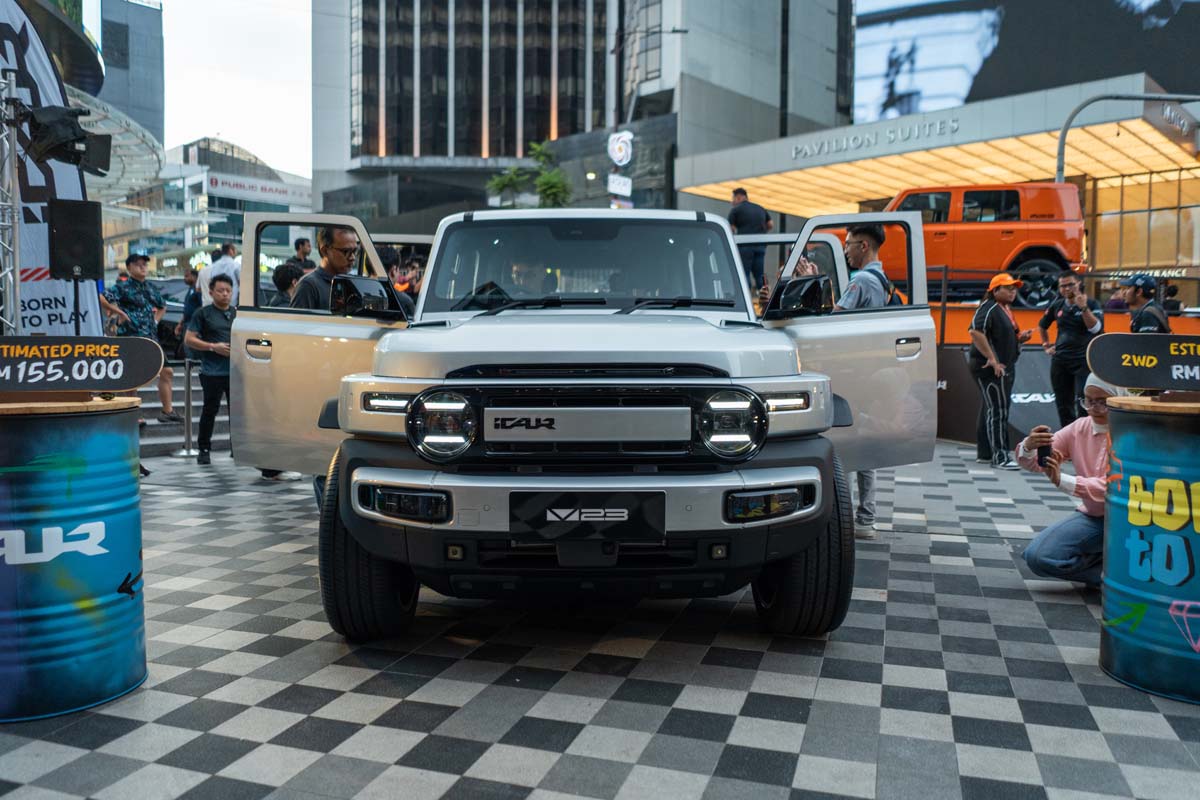 iCaur V23 大马首秀：双车型供选择、预计售价 RM 145,000 起