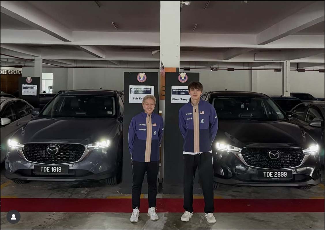Mazda Malaysia 正式宣布:国家羽球混双冠军陈堂杰与杜依蔚成为全新品牌代言人