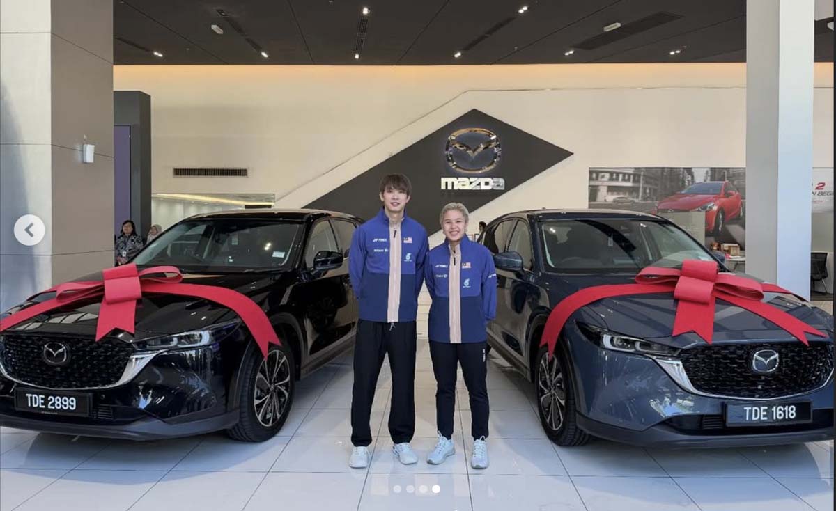 Mazda Malaysia 正式宣布:国家羽球混双冠军陈堂杰与杜依蔚成为全新品牌代言人