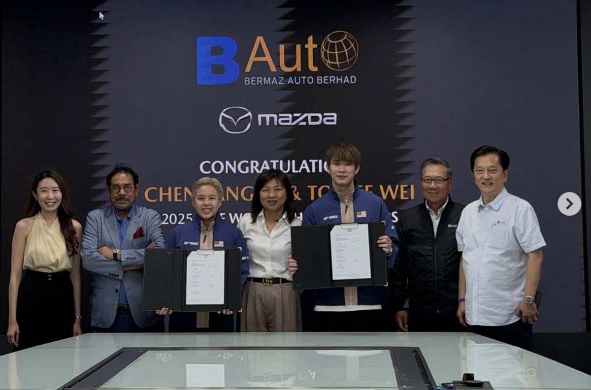 Mazda Malaysia 正式宣布:国家羽球混双冠军陈堂杰与杜依蔚成为全新品牌代言人