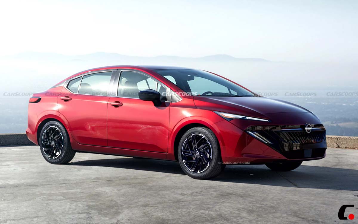 2026 Nissan Versa 渲染图：全新前卫外观设计、搭载 1.6L 自然进气引擎