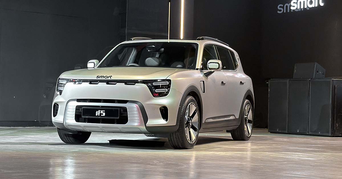 2025 smart #5 正式发布：0-100 仅需 3.8 秒，售价 RM 2xx,xxx 起