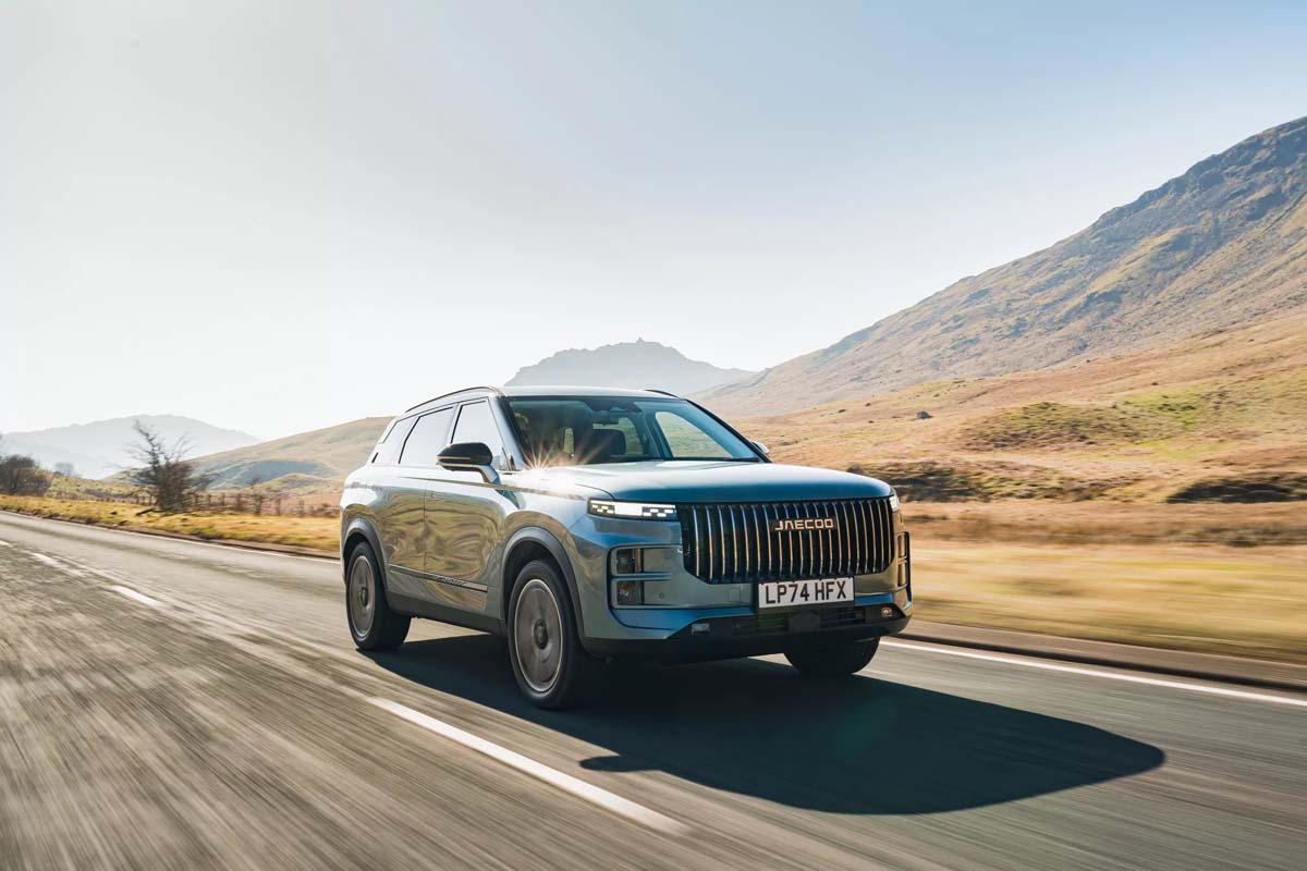 JAECOO J7 成为12月份英国十大畅销车款之一