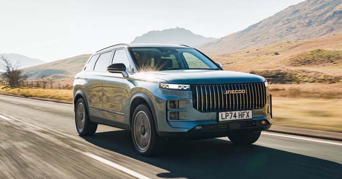 JAECOO J7 成为12月份英国十大畅销车款之一