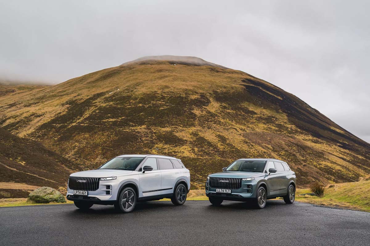 JAECOO J7 成为12月份英国十大畅销车款之一