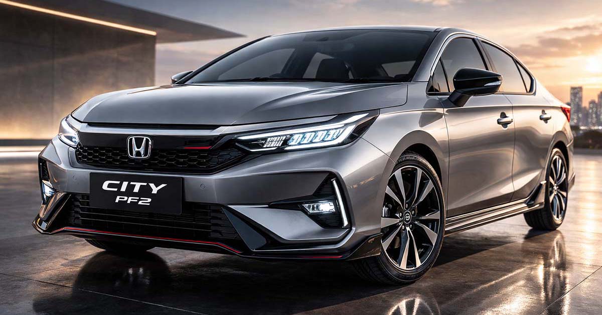 Honda City PF2 详情：采用新一代平台打造、提供双引擎选项