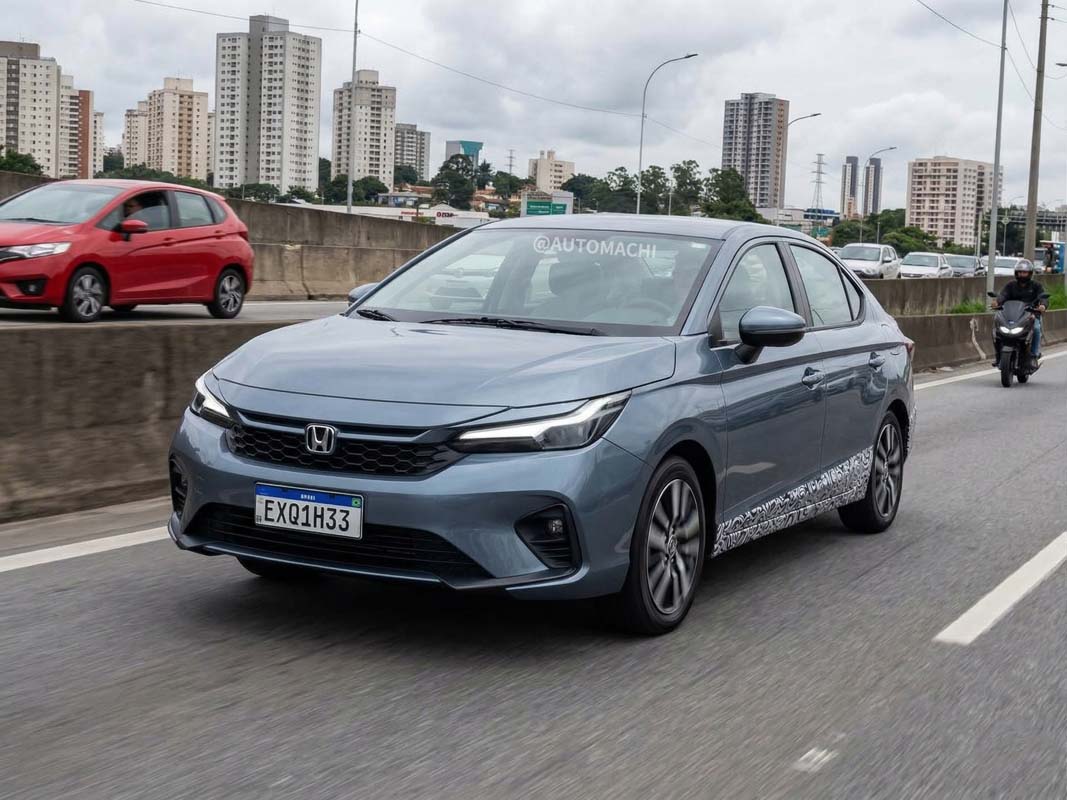 2027 Honda City 现身测试：全新外观设计、预计保留1.5L e:HEV 引擎