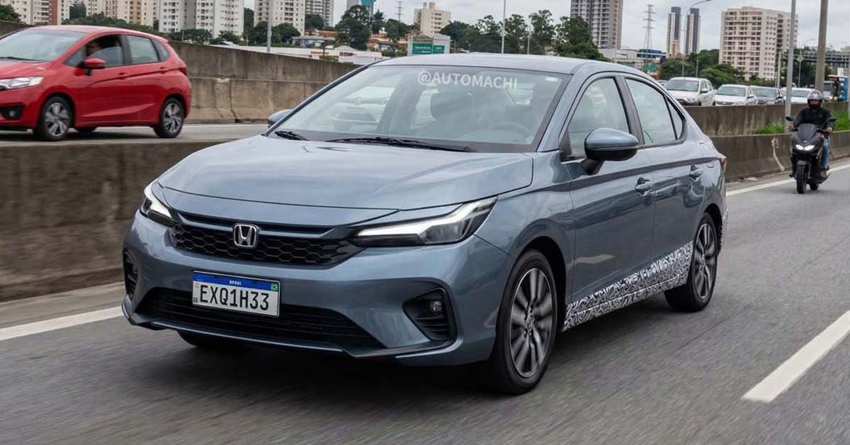 2027 Honda City 现身测试：全新外观设计、预计保留1.5L e:HEV 引擎