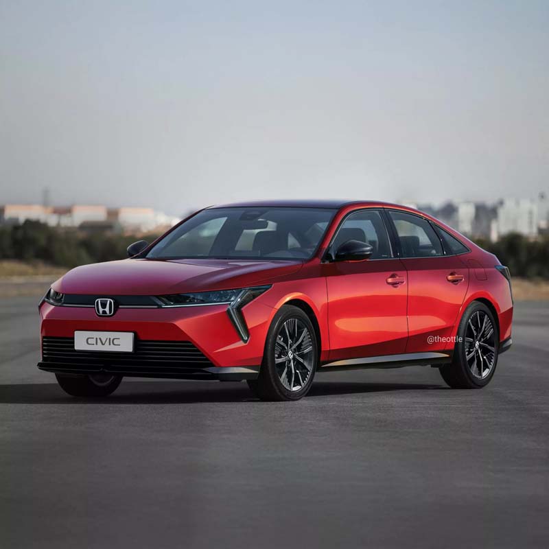 Honda Civic FM 详情:全新轻量化平台、新混动系统更强更省油!