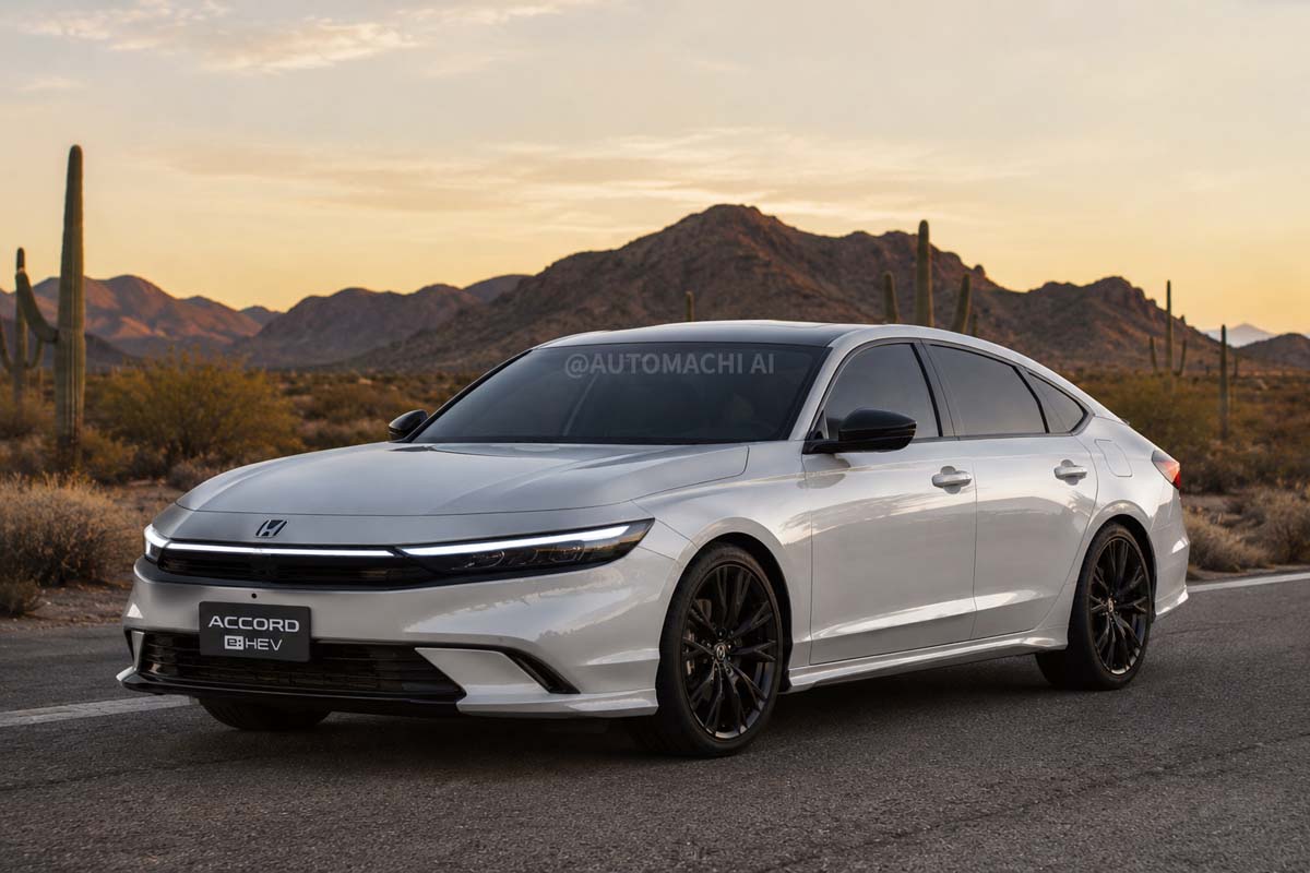 Honda Accord 大改款渲染图：采用全新一代平台，或搭载全新 V6 Hybrid 引擎！