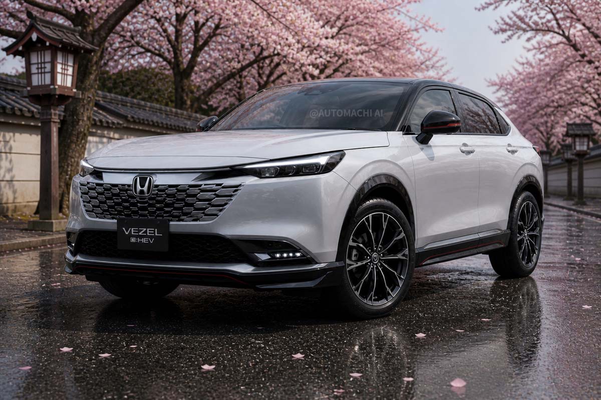 Honda Vezel 大改款正在开发中：搭配下一代 Honda Sensing 系统，具备双引擎动力可选择！