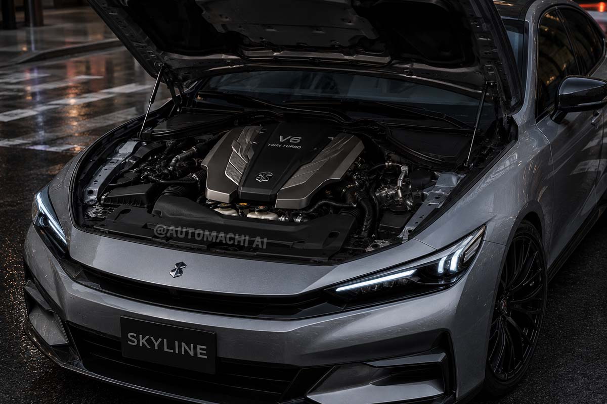 Nissan Skyline 大改款将不再使用CVT、采用多速自排变速箱确保驾驶乐趣!
