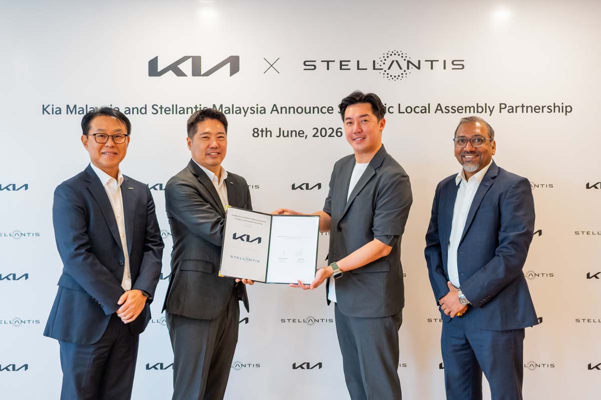 Kia Sales Malaysia 和 Stellantis 达成合作、未来将在 Gurun 工厂进行 CKD!