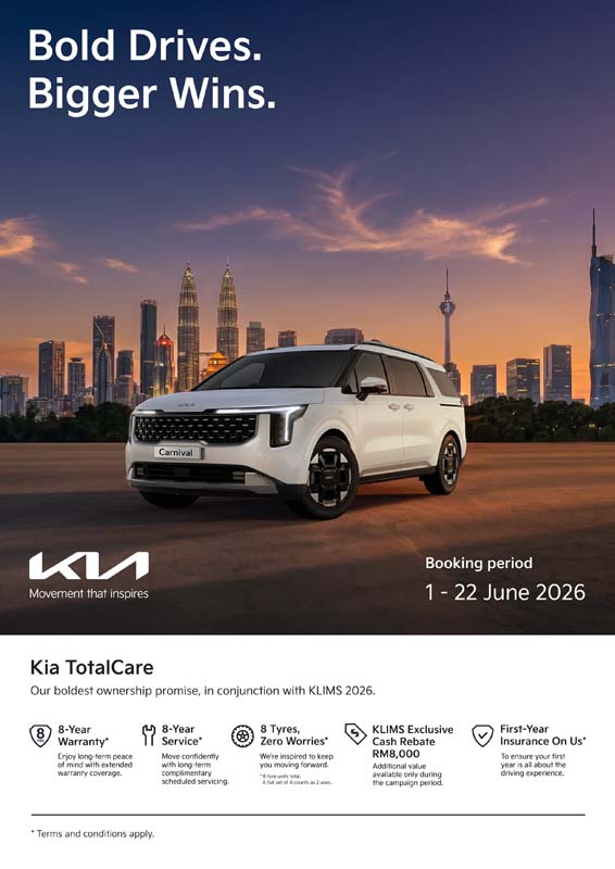 Kia Malaysia KLIMS 超级优惠:给你8八8八!