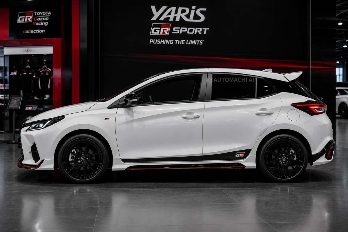 2027 Toyota Yaris 渲染图:搭载1.5L自然进气/1.5L HEV引擎、未来的Myvi双胞胎兄弟?
