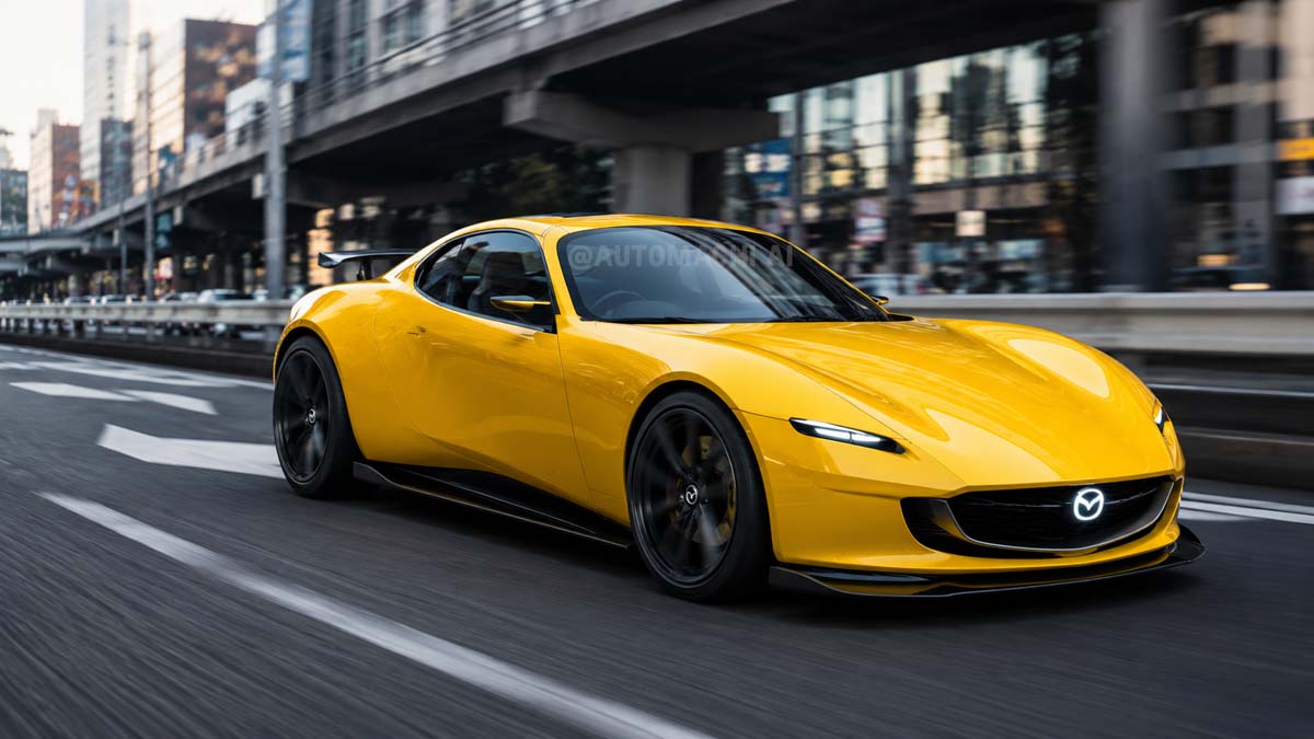 Mazda RX-7真的要复活?日本媒体爆RX-9最快2027年登场,双转子PHEV或突破500 Hp!