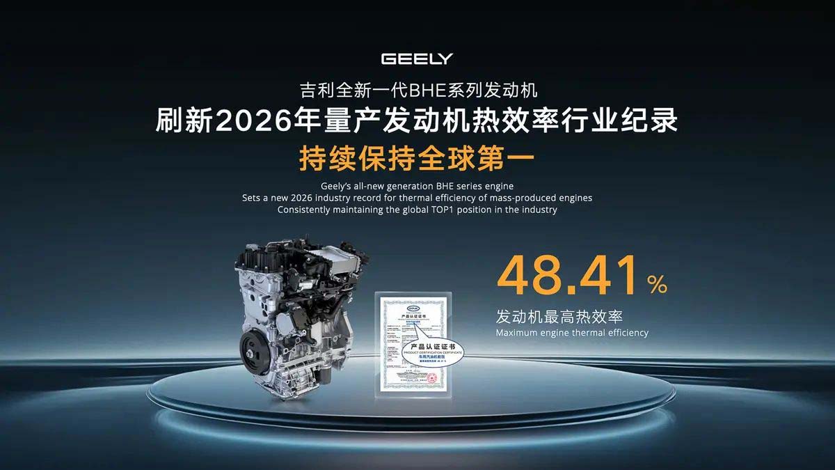 Geely i-HEV 系统,凭什么成为健力氏世界纪录创造者?
