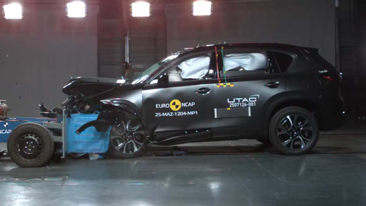 2026 Mazda CX-5 获得EURO NCAP 5星、VRUP 获得创纪录93%超越Tesla!