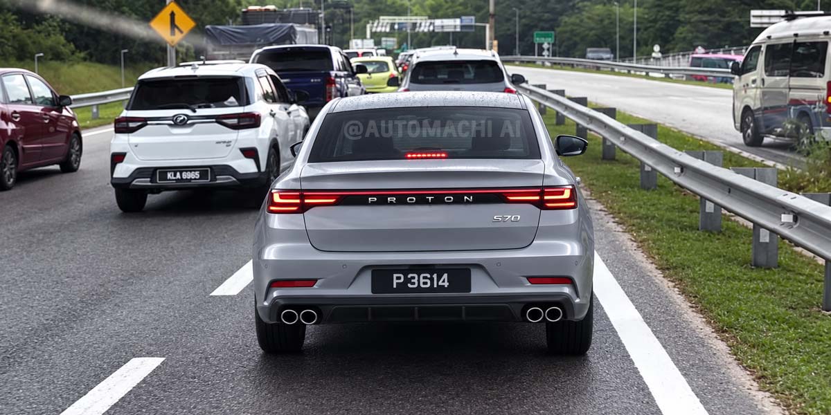 Proton S70 小改款测试车现身！或新增1.5L NA四缸引擎