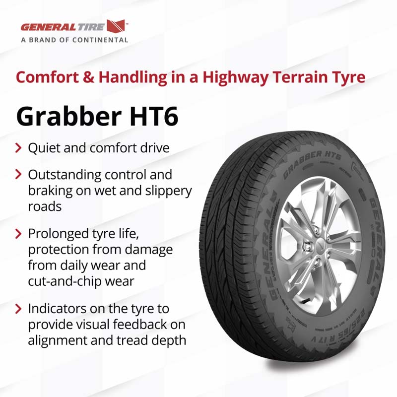 General Tire Grabber AT6 分享:用更有性价比的价格买到科技更先进的SUV轮胎!