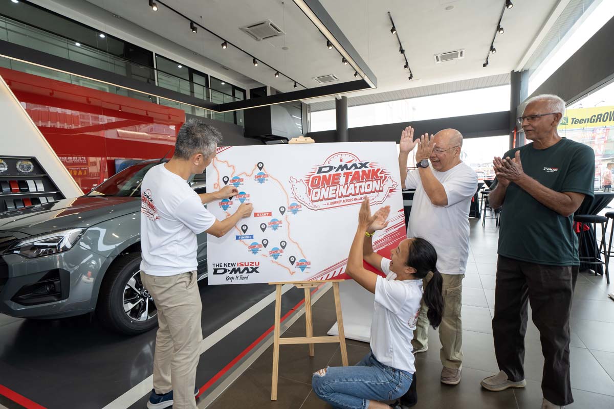 Isuzu D-MAX 2.2 再创新纪录，满缸柴油连续环绕大马半岛！