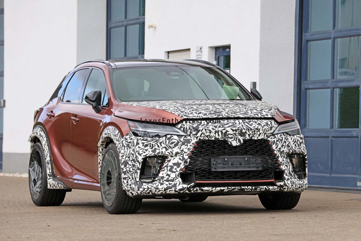 Lexus RX Morizo RR测试车曝光：传2.0L Turbo PHEV、600匹性能，最快2028年登场