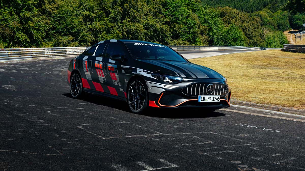 Mercedes-AMG CLA 45 EV创纽北纪录!7分32秒成为最快四门Sedan