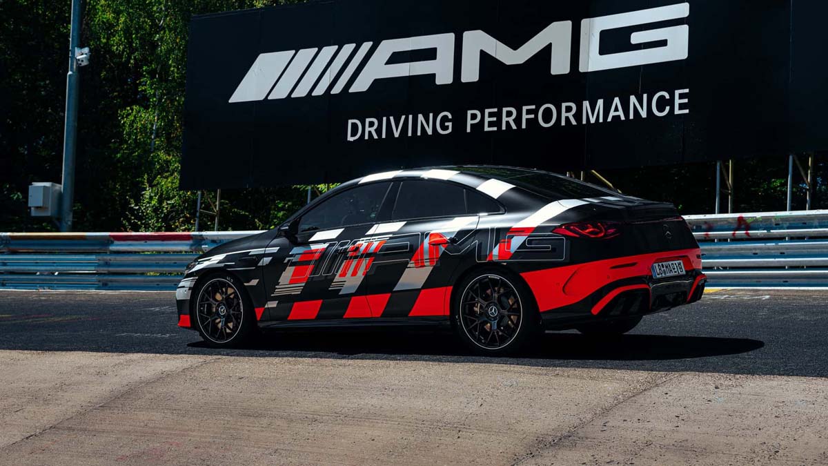 Mercedes-AMG CLA 45 EV创纽北纪录!7分32秒成为最快四门Sedan