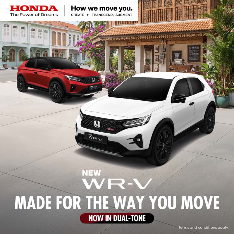 2026 Honda WR-V 小改款正式发布：RM94,900起、RS新增360度环景与无线充电！