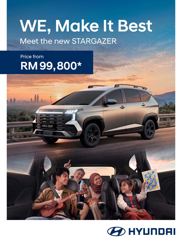 2026 Hyundai Stargazer 正式发布：动力比Veloz更强、售价RM 99,800起！