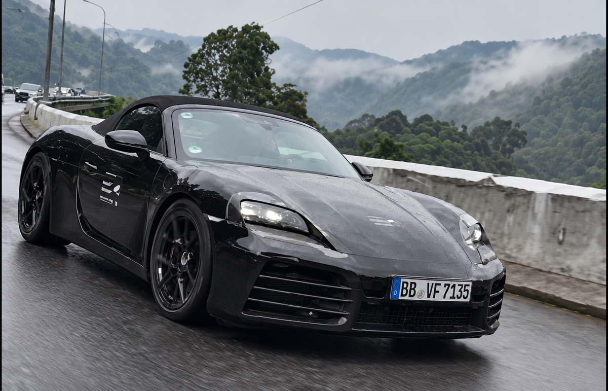 云顶真的成为国际试车胜地,Porsche 718 Boxster 大改款现身本地测试!