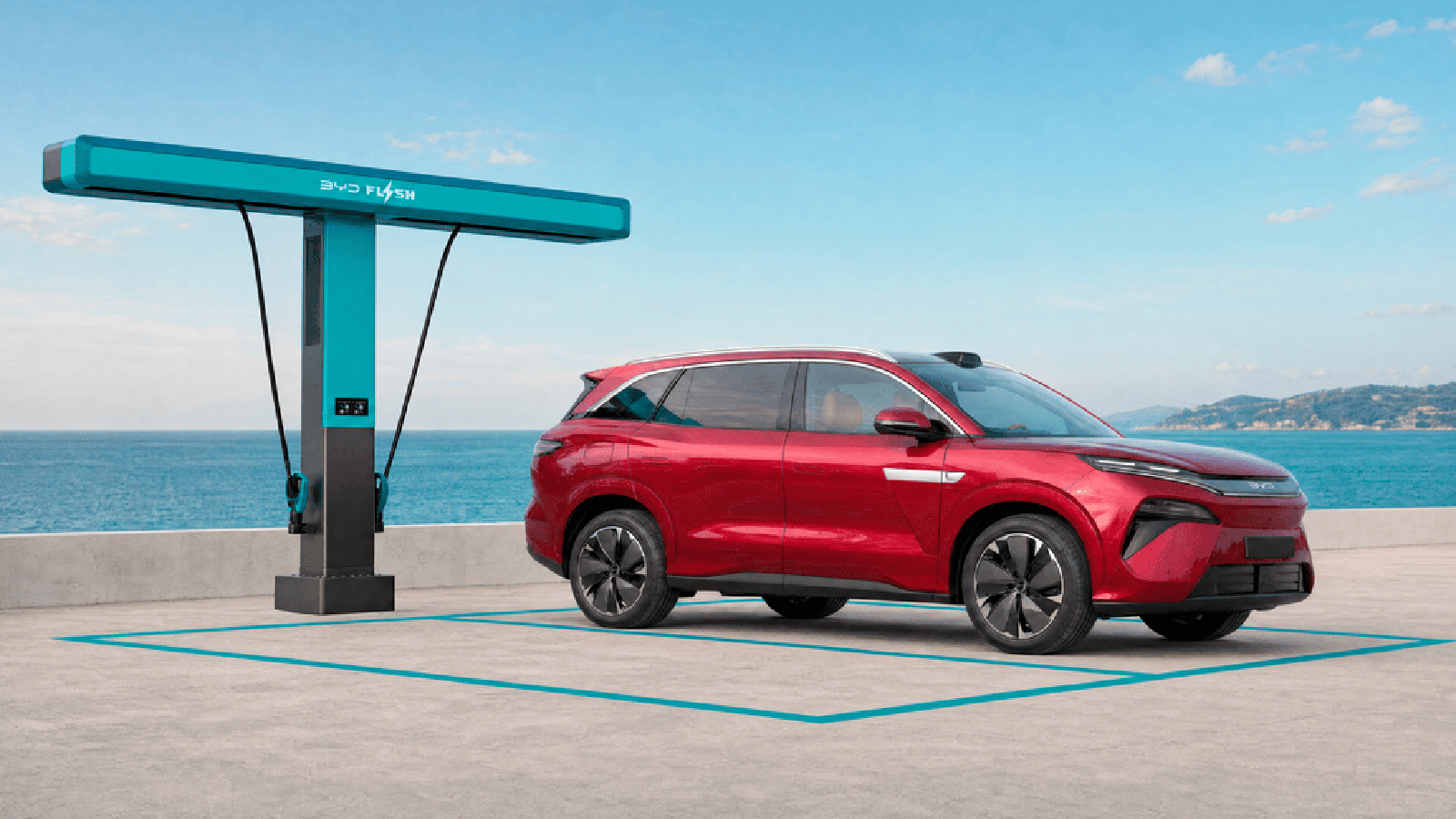BYD Atto 8 正式亮相:775 Hp 七人座纯电 SUV、续航653 km,充电9分钟就能接近满电!
