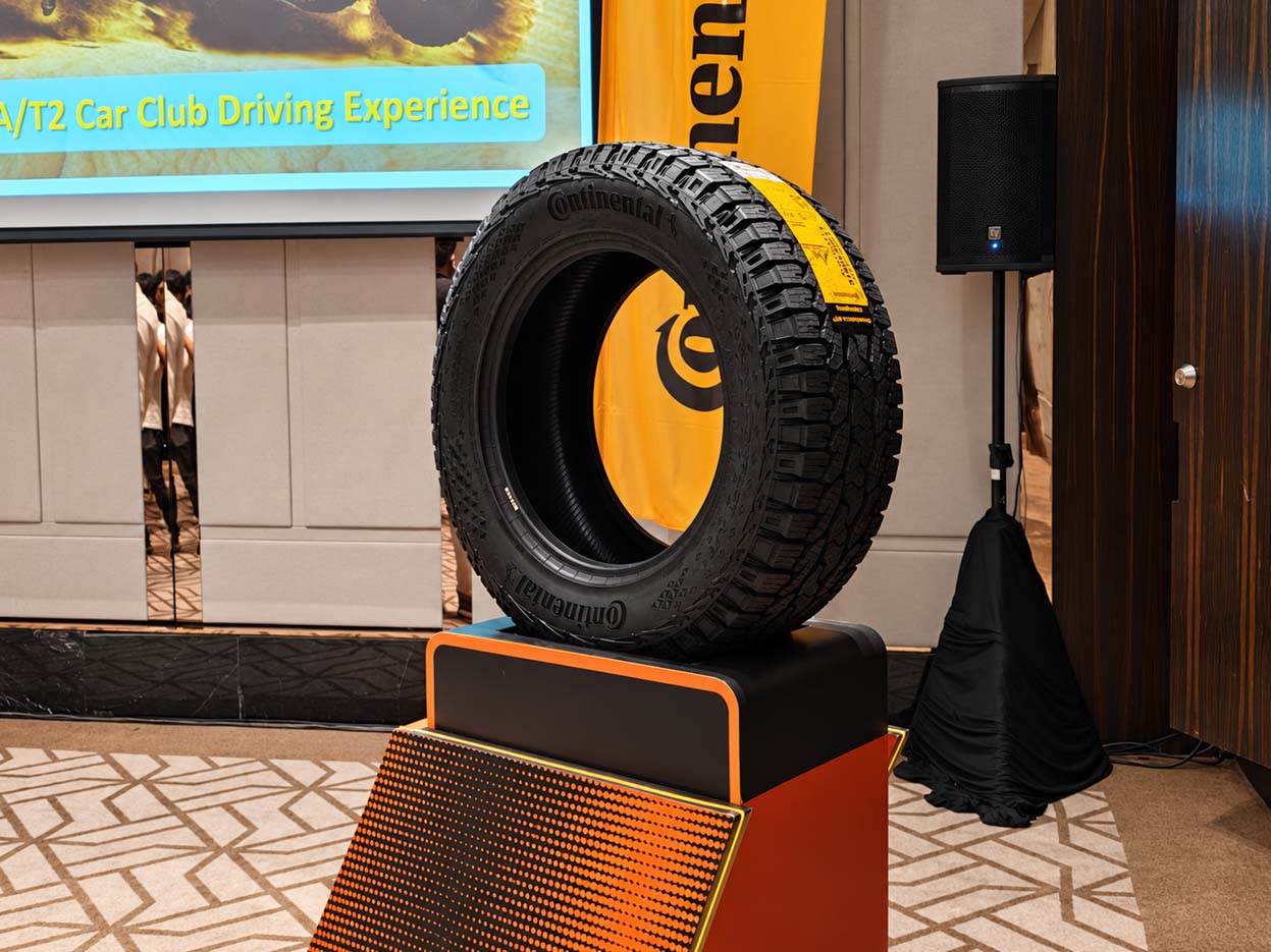 Continental CrossContact A/T2登陆大马：42种尺寸、越野抓地力提升12%，连电动Pickup也适用！