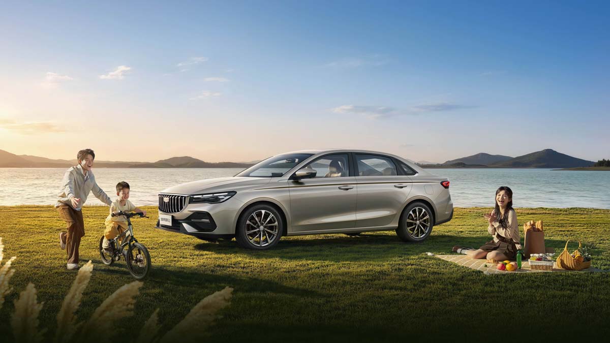 2027 Geely Emgrand 推出！换上了12.8寸中控屏，入门版售价折合约RM35,000起！